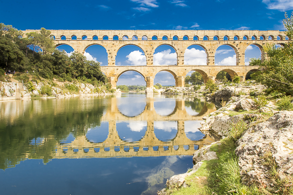 Pont dy Gard Roman aqueduct