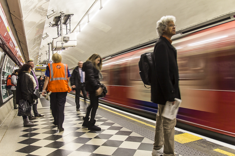 Underground train London