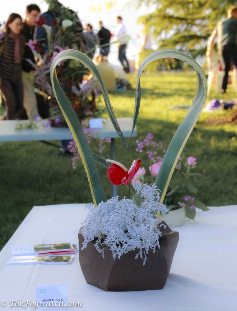 Japanese flower display