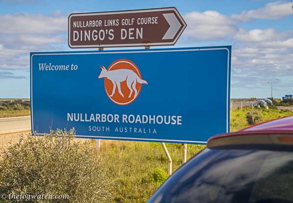 Nullarbor Roadhouse sign