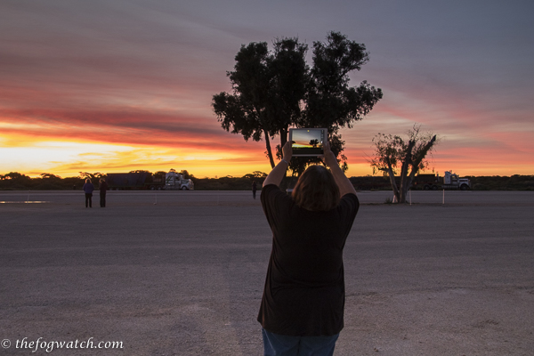 Sunset at WA Border Village