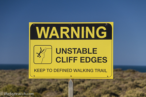 Unstable cliff edges