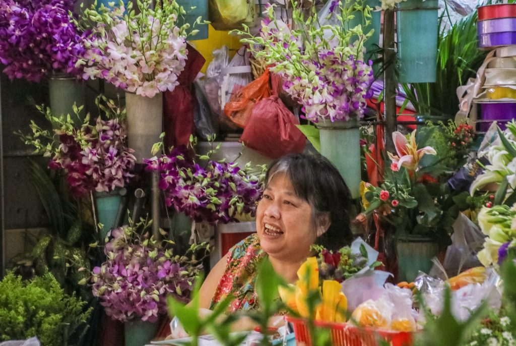 Flower seller