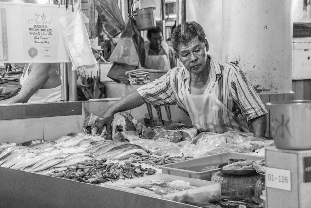 Market stall Singapore