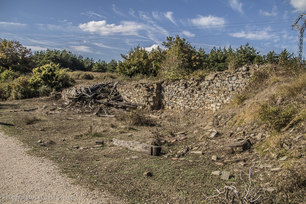 ruined pilgrim shelter