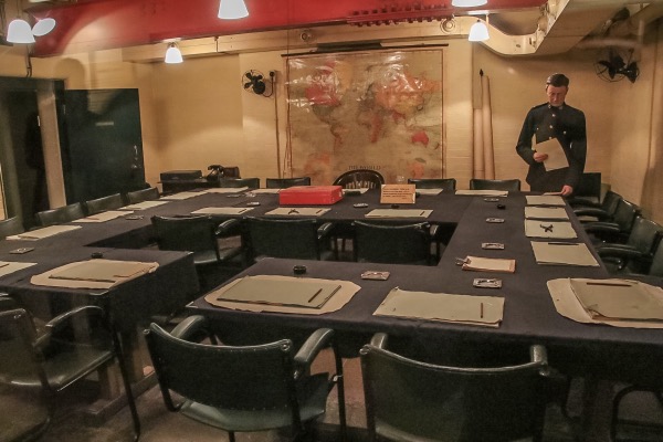 Map Room - Churchill's war rooms