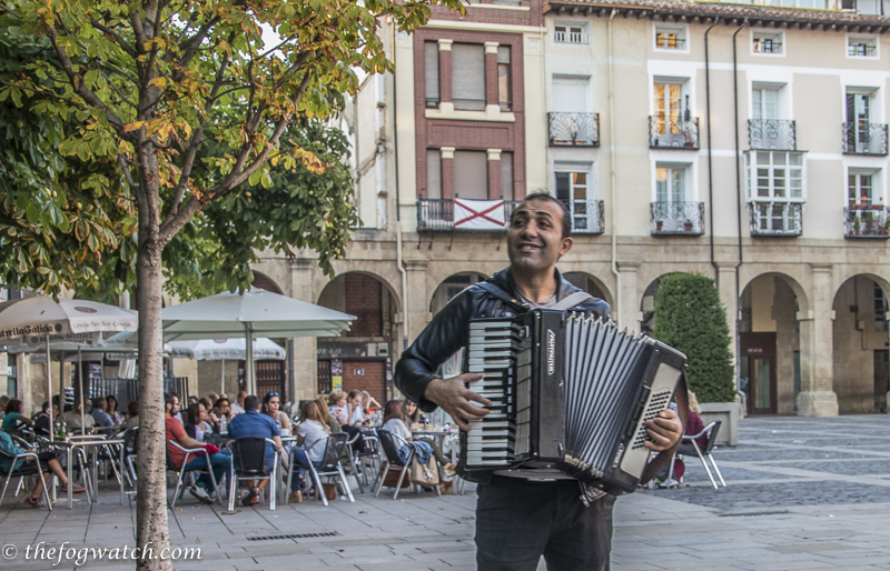 street performer, Logroño