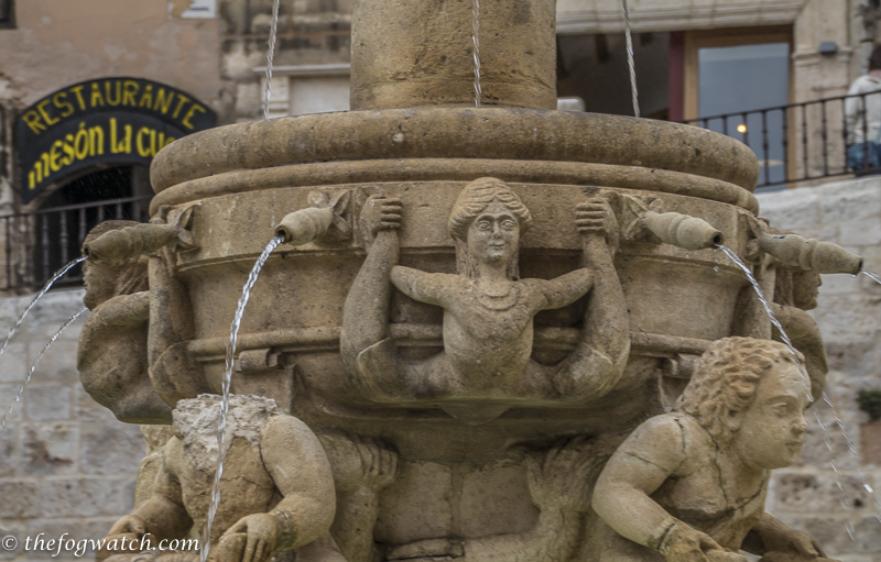 Fountain outside Burgos Cathedral
