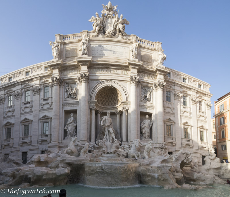 Rome – The Trevi Fountain and an ancient aqueduct
