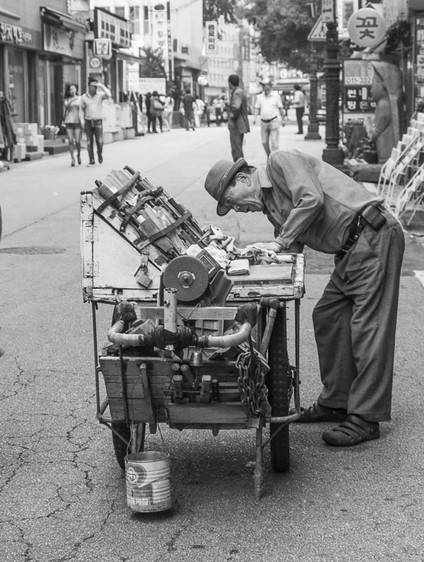 The markets in Seoul