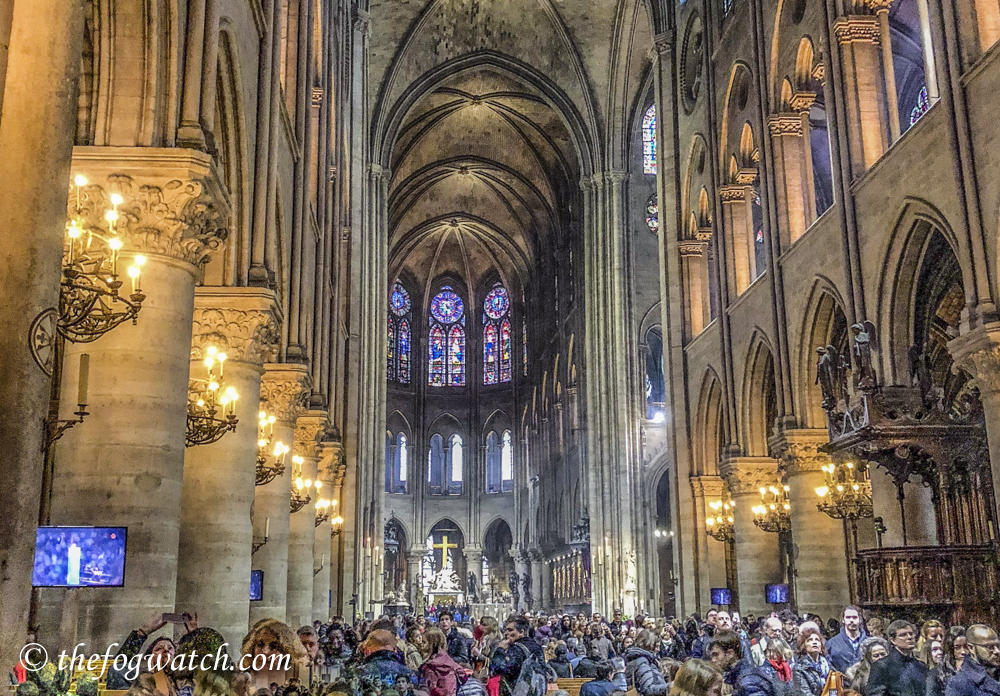 Notre Dame cathedral interior