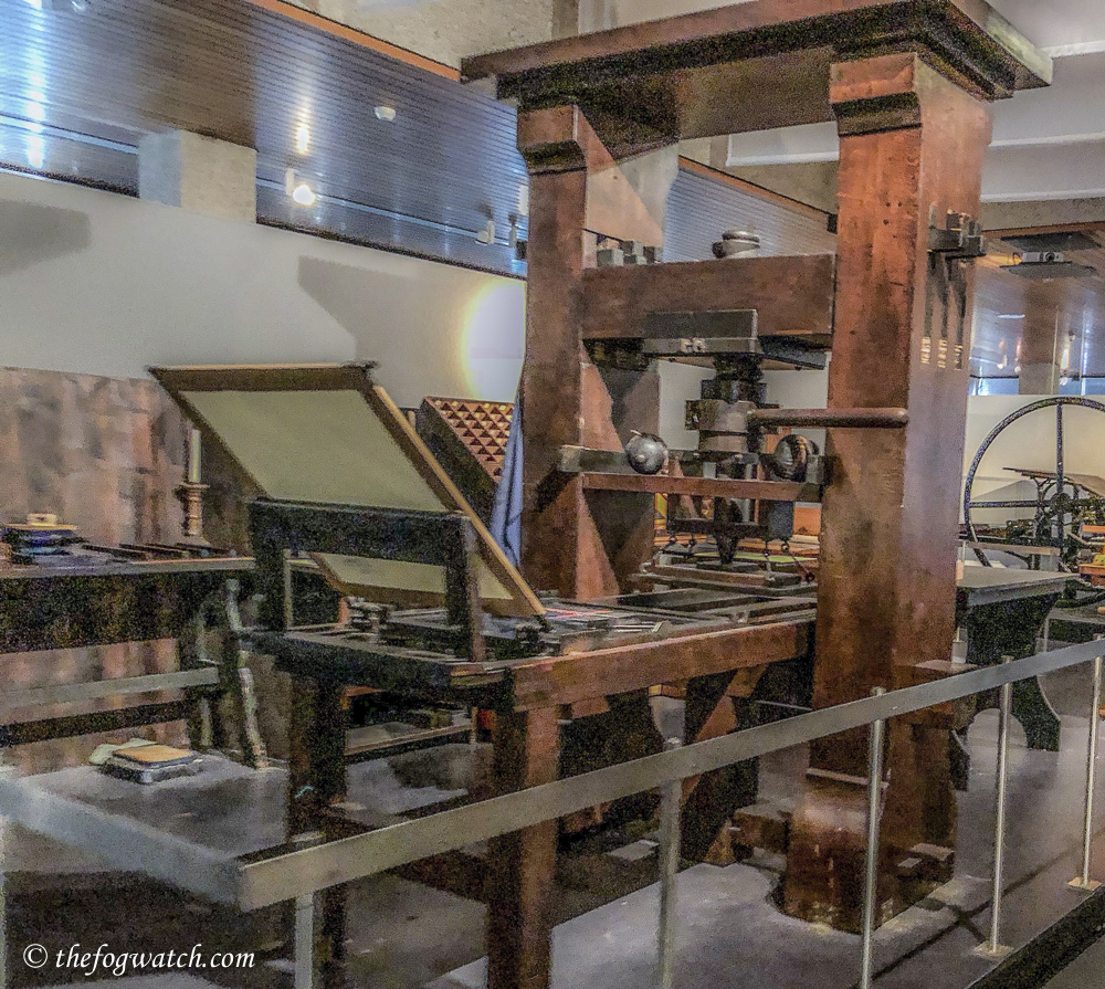 Gutenberg press (replica)